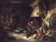 Ostade, Adriaen van An Alchemist oil